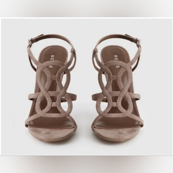 Reiss Rose Suede Heels Sandals, Size 9 - Picture 2 of 9